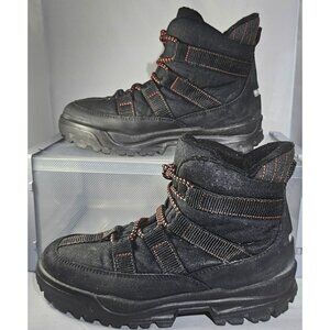 Vintage LL Bean Women's Red/Black 6"Snow/Winter Lace-up Hiking Boots Size 8